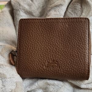 Mancini Brown Leather Wallet